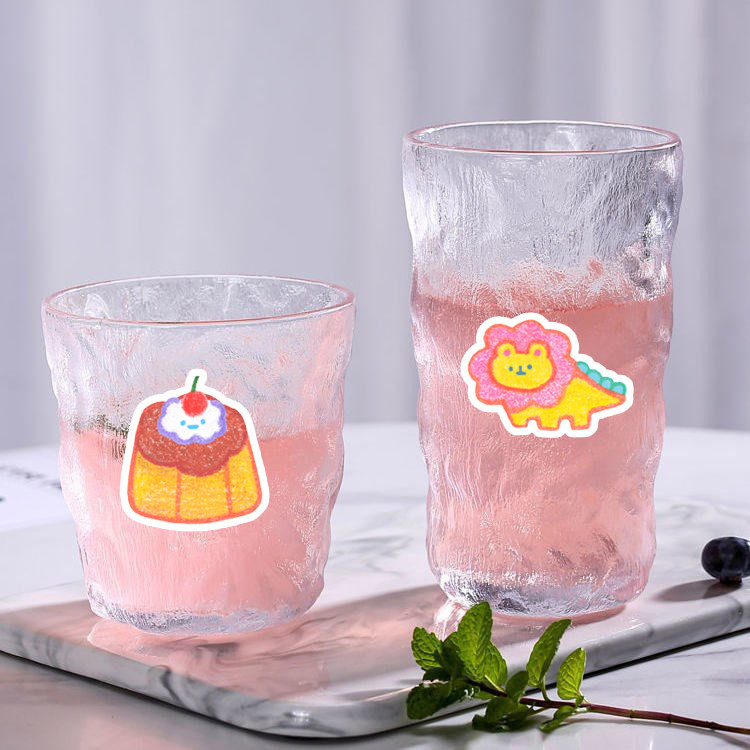 AliExpress 40 Pcs Crayon-Style Sweet Cartoon Stickers - Food & Cute Bunny Decals for Journals & Water Bottle Decor AnimeWorlds Store, view 5