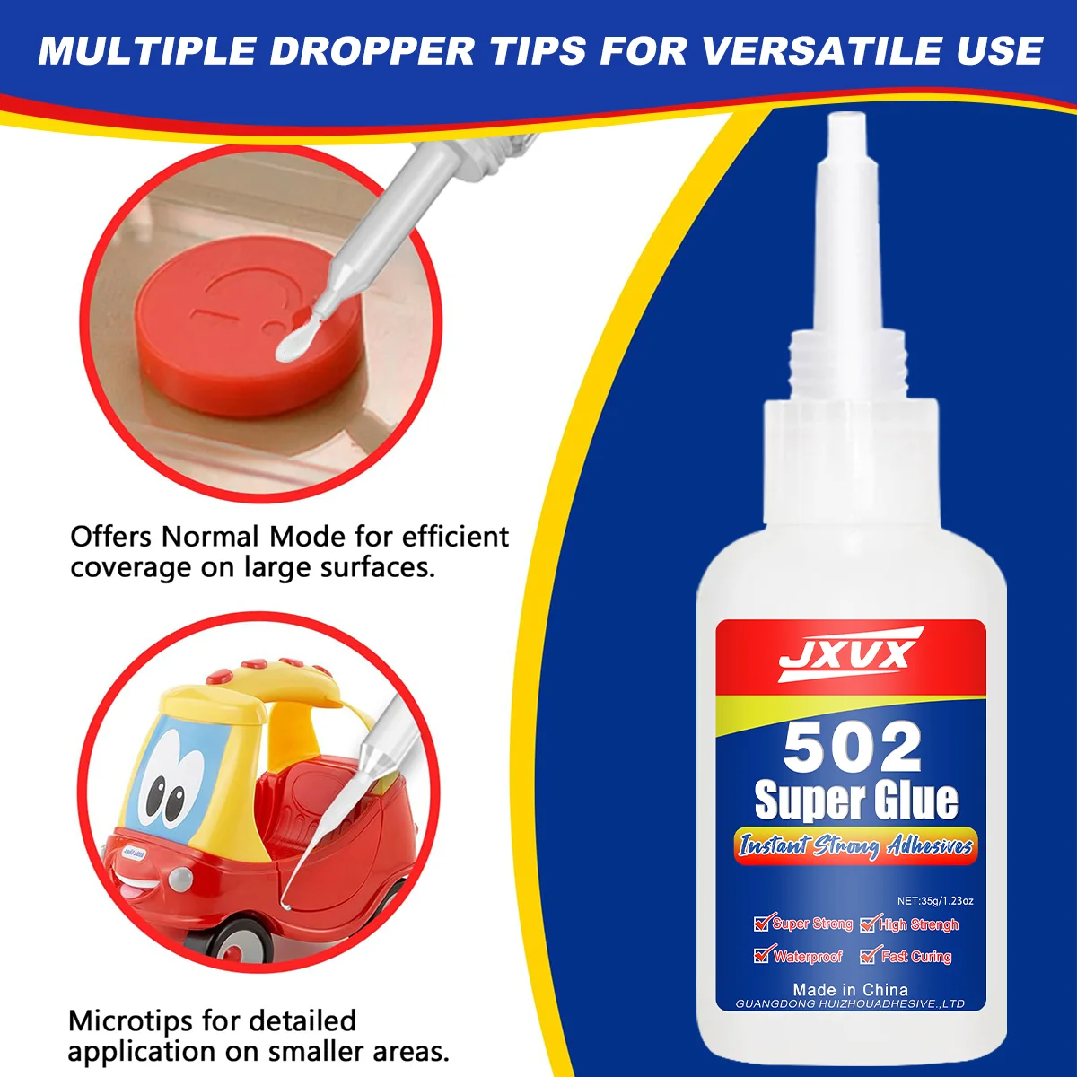 AliExpress 401/502 Super Glue for Repairing Metal, Plastic, Toys, and Shoes – 20/50g Instant Adhesive – 5-Second Quick-Drying Cyanoacrylate, view 2
