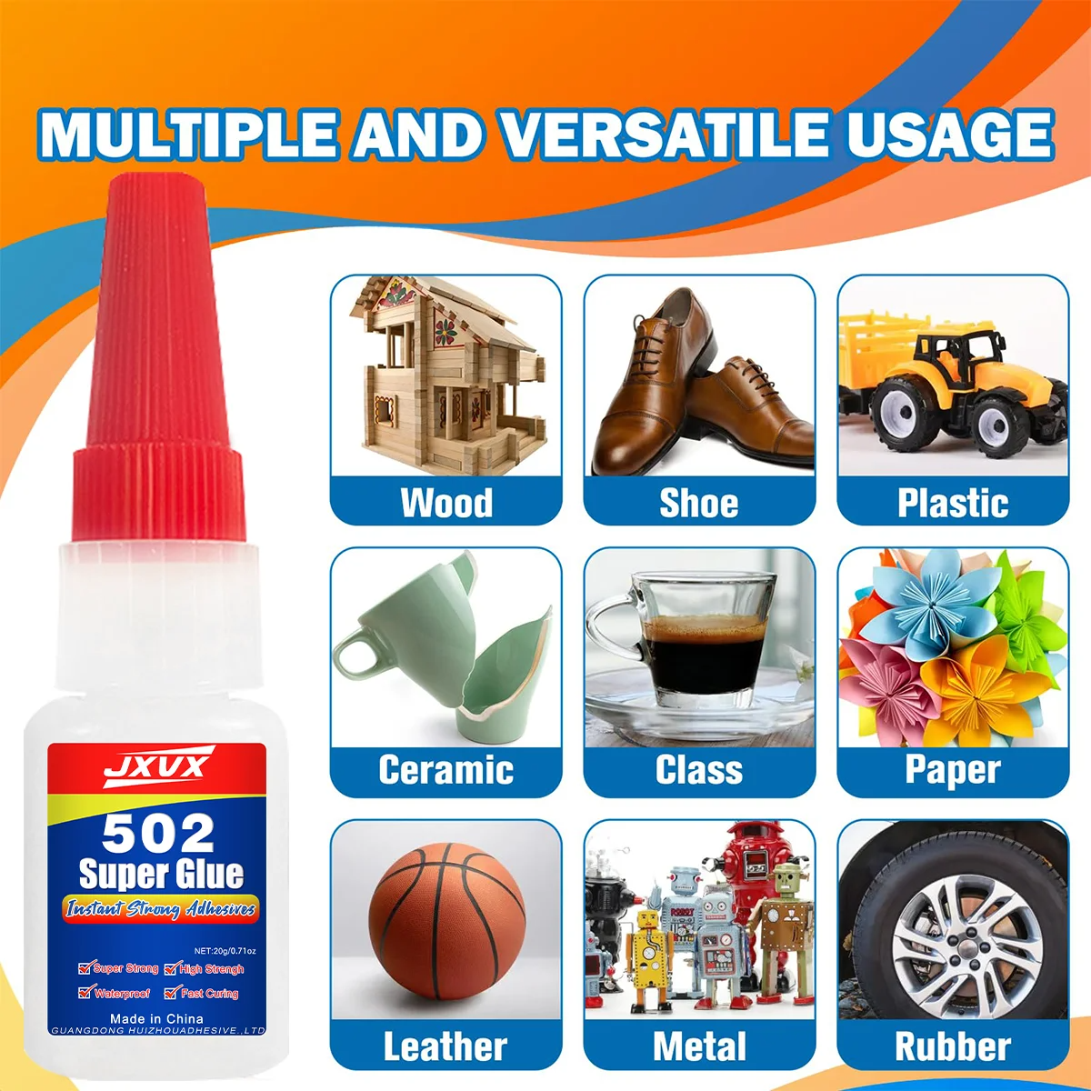 AliExpress 401/502 Super Glue for Repairing Metal, Plastic, Toys, and Shoes – 20/50g Instant Adhesive – 5-Second Quick-Drying Cyanoacrylate, view 3