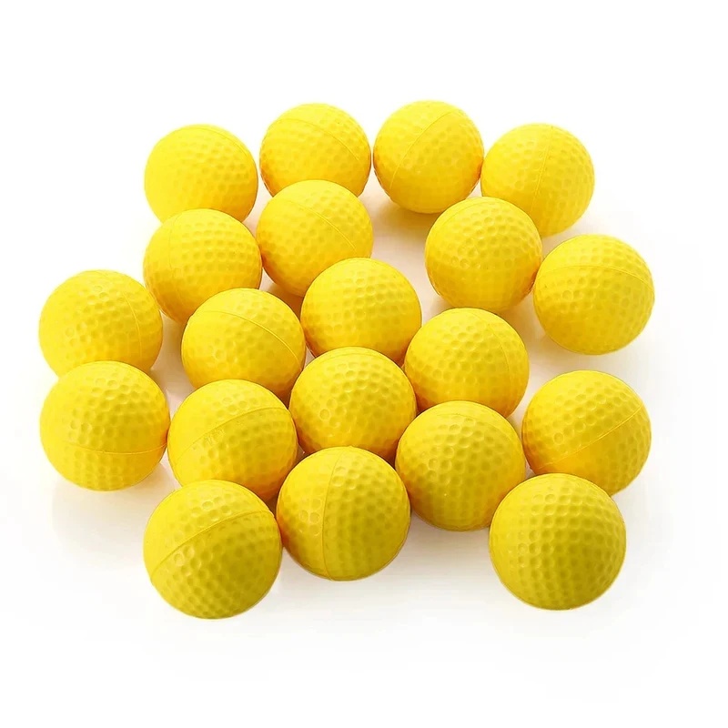 AliExpress 41mm Hole-Free PE Hollow Golf Balls, White Blow Molded Practice Balls for Indoor Training Pet Play, view 3