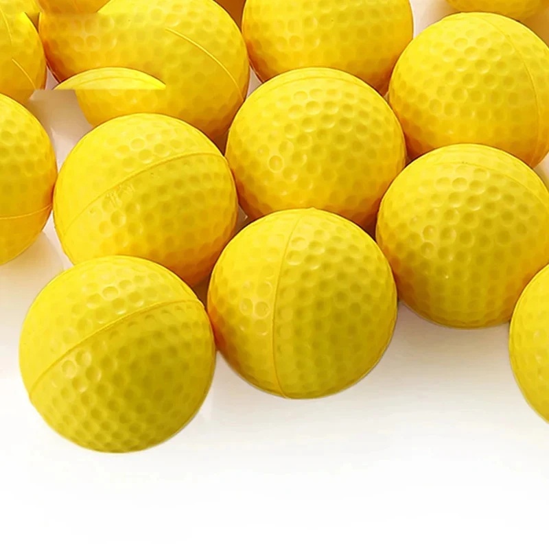 AliExpress 41mm Hole-Free PE Hollow Golf Balls, White Blow Molded Practice Balls for Indoor Training Pet Play, view 4