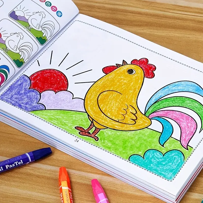 AliExpress 46-Page Kids Painting and Coloring Book