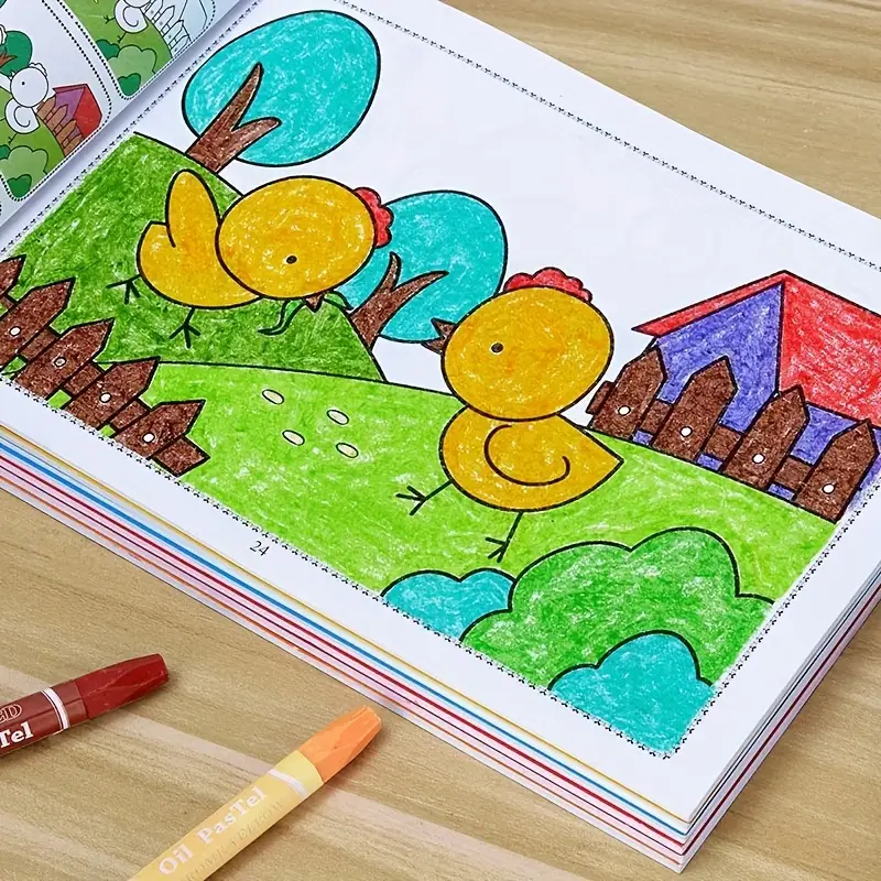 AliExpress 46-Page Kids Painting and Coloring Book, view 3