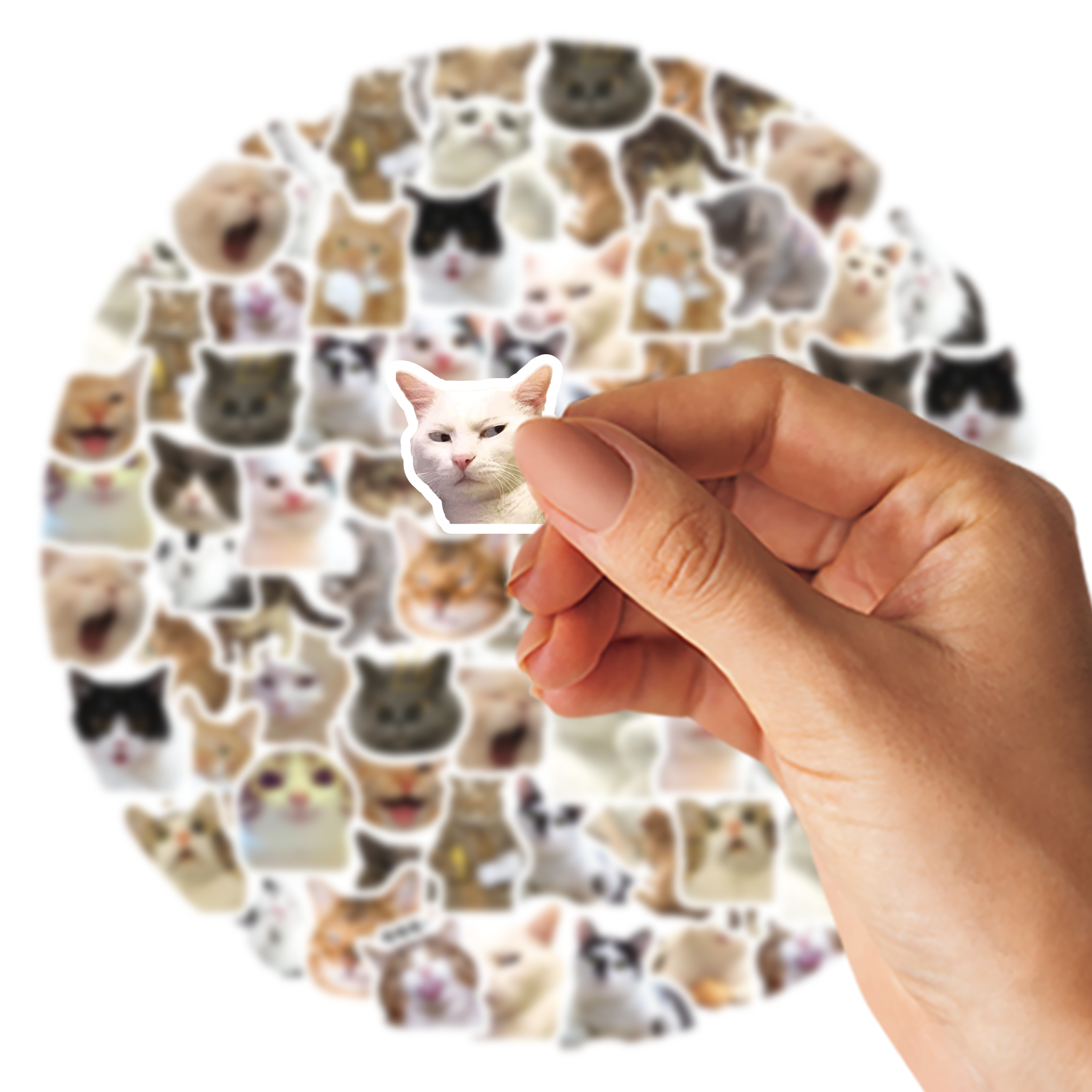 AliExpress 46pcs/Bag,Cat Stickers,Be for Suitcase Skateboard Luggage Laptop Phone Diy Sticke Decoration Stationery School Supplies Toys, view 3