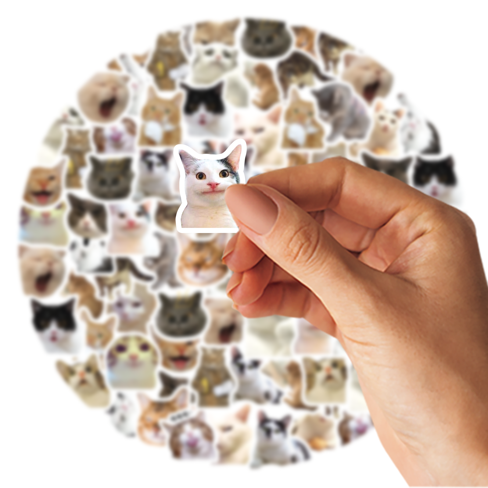 AliExpress 46pcs/Bag,Cat Stickers,Be for Suitcase Skateboard Luggage Laptop Phone Diy Sticke Decoration Stationery School Supplies Toys, view 4