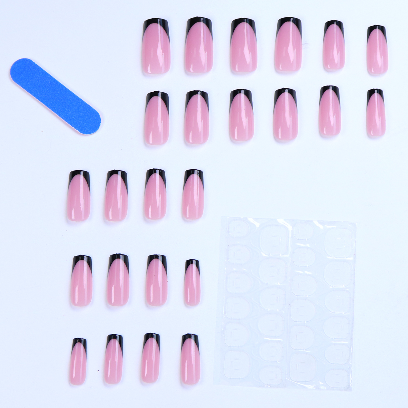 AliExpress French-Tip Press-On Toenails (48-Piece), view 2