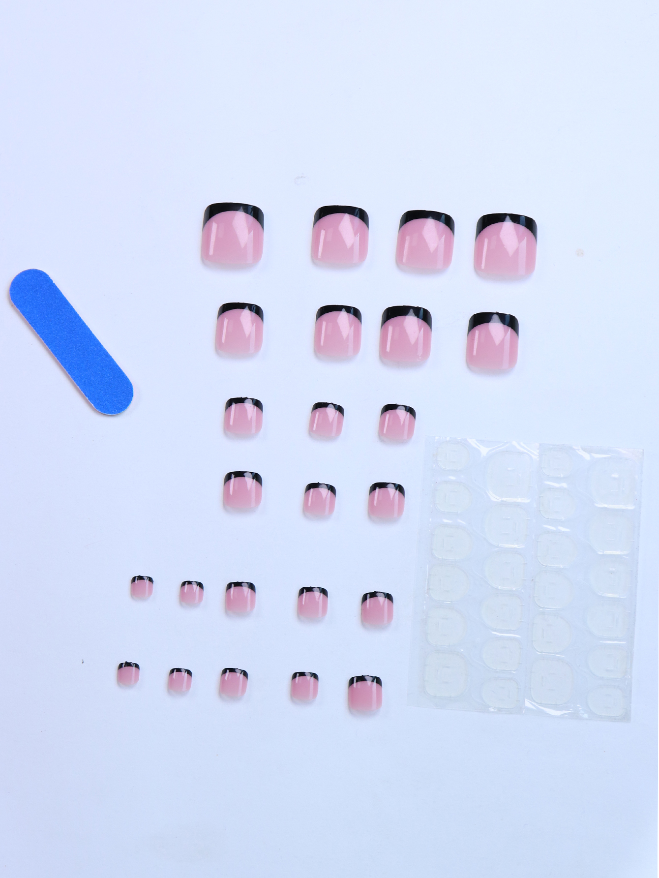 AliExpress French-Tip Press-On Toenails (48-Piece), view 3