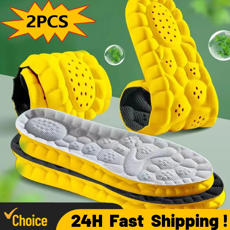 AliExpress 4D PU Shock-Absorbing Sports Insoles, view 2