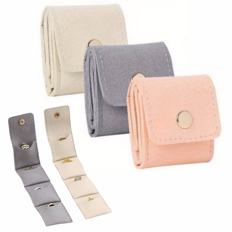 AliExpress 4-Grid Mini Foldable Jewelry Storage Pouch