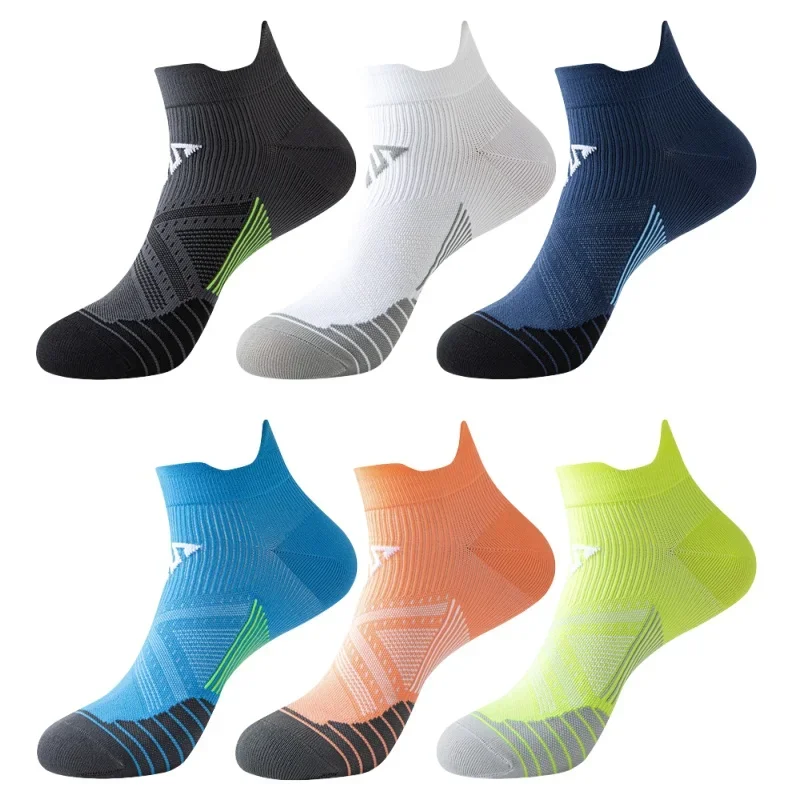 AliExpress 4pairs/Lot Woman Men's Socks Compression Breathable Basketball Sports Cycling Running Towel Socks High Elastic Tube Socks, view 2