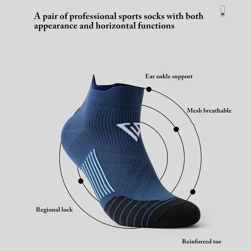 AliExpress 4pairs/Lot Woman Men's Socks Compression Breathable Basketball Sports Cycling Running Towel Socks High Elastic Tube Socks, view 5