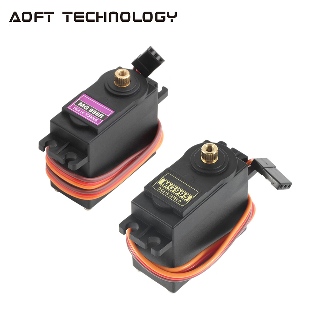 AliExpress 4PCS 13KG 15KG Servos Digital MG995 MG996R Servo All Metal  Gear for JR Car RC Model Helicopter Boat Arduino UNO DIY, view 3