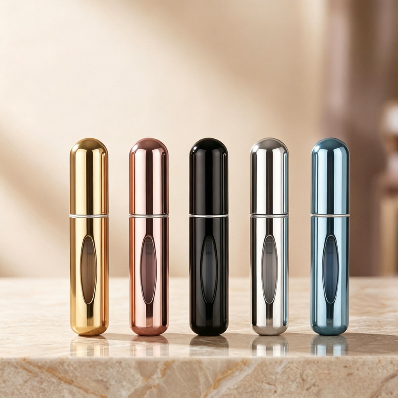 AliExpress Aluminum Perfume Atomizers (5ml, 4-Pack)