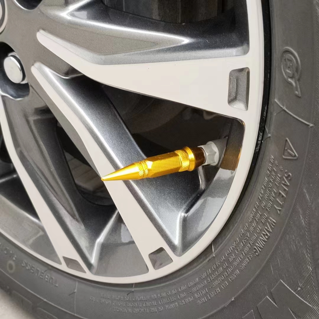 AliExpress 4pcs Aluminum Or Plastic Car Motorcycle Bike Truck Wheel Tire Valve Dustproof Valve-cap Cover Rim Valve Stem Cap Tornasol color, view 5