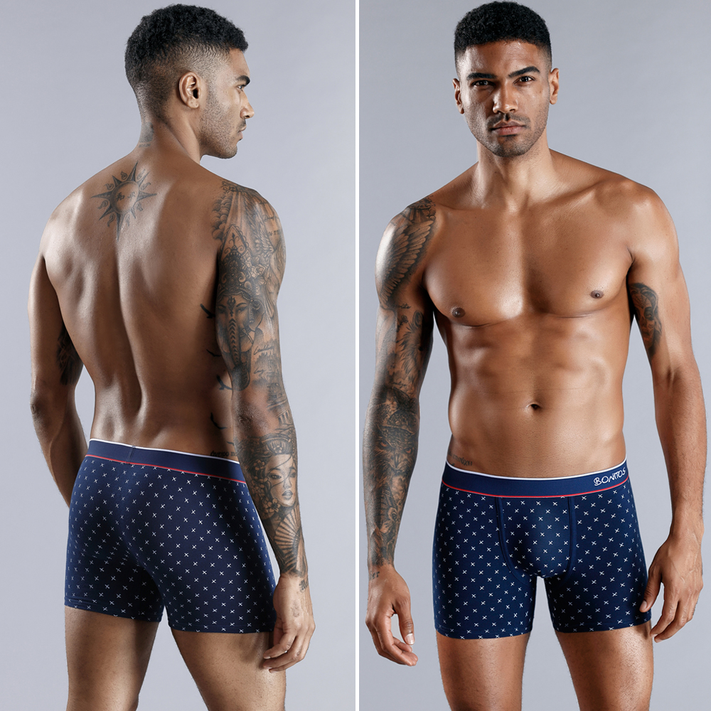 AliExpress 4pcs Cotton Boxers For Man Underwear Sexy Print Men's Panties Plus Size Brands Camouflage Mens Underpants Shorts, view 4