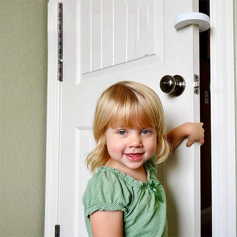 AliExpress 4Pcs Door Finger Pinch Guards Baby Proof Doors Slam Stopper Extra Soft Foam Sleek Design Child Safety Baby Safety Finger Protect, view 4