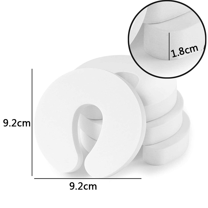 AliExpress 4Pcs Door Finger Pinch Guards Baby Proof Doors Slam Stopper Extra Soft Foam Sleek Design Child Safety Baby Safety Finger Protect, view 6