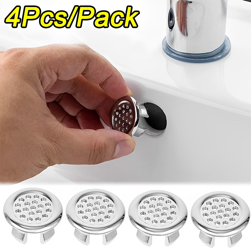 AliExpress 4-Piece Circular Basin Overflow Hole Covers, view 2