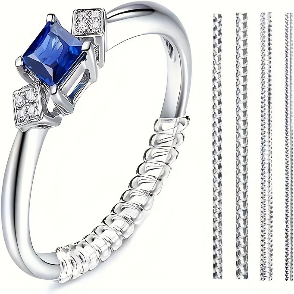 AliExpress Transparent Spiral Ring Size Adjusters (4-Pack)
