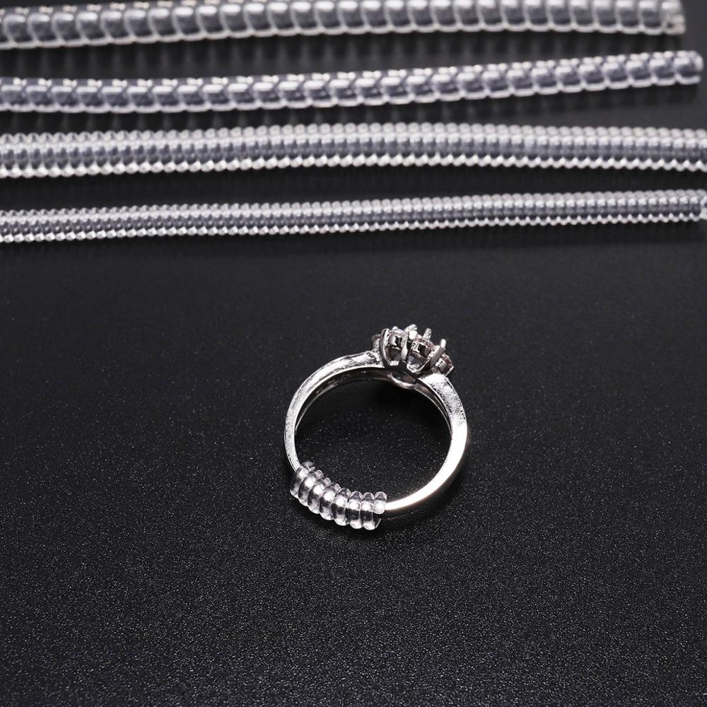 AliExpress Transparent Spiral Ring Size Adjusters (4-Pack), view 2