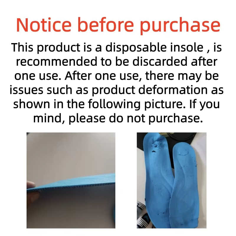 AliExpress Disposable Memory Foam Shoe Insoles (4-Pack), view 2