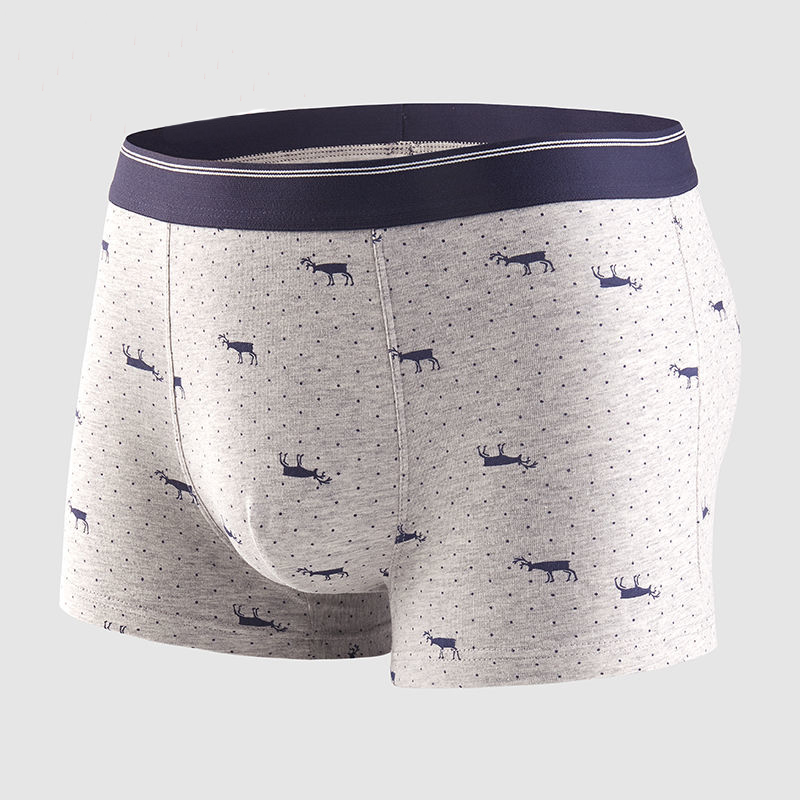 AliExpress 4pcs Men's Panties Sexy Shorts Cotton Underwear Male Breathable Boxers Solid Boxershorts Brand Underpants, view 4