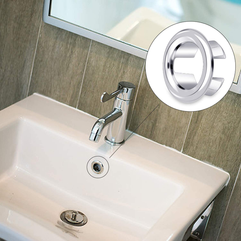 AliExpress Plastic Sink Overflow Cover Rings (4-Pack), view 5