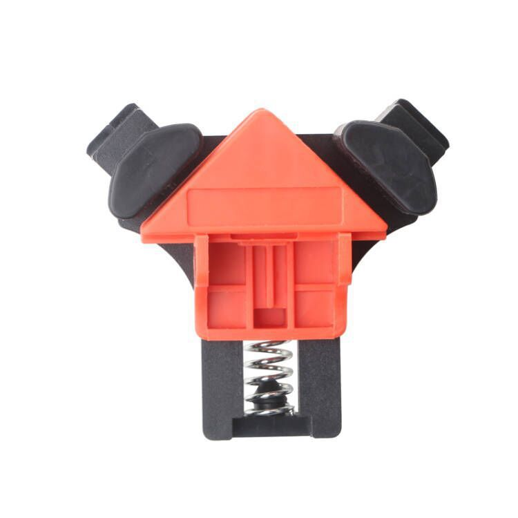 AliExpress 4PCS Right Angle Fixing Clip Woodworking Clamp Adjustable Swing Corner Clamp Corner Clip Fixer for Welding Drilling Cabinets, view 2