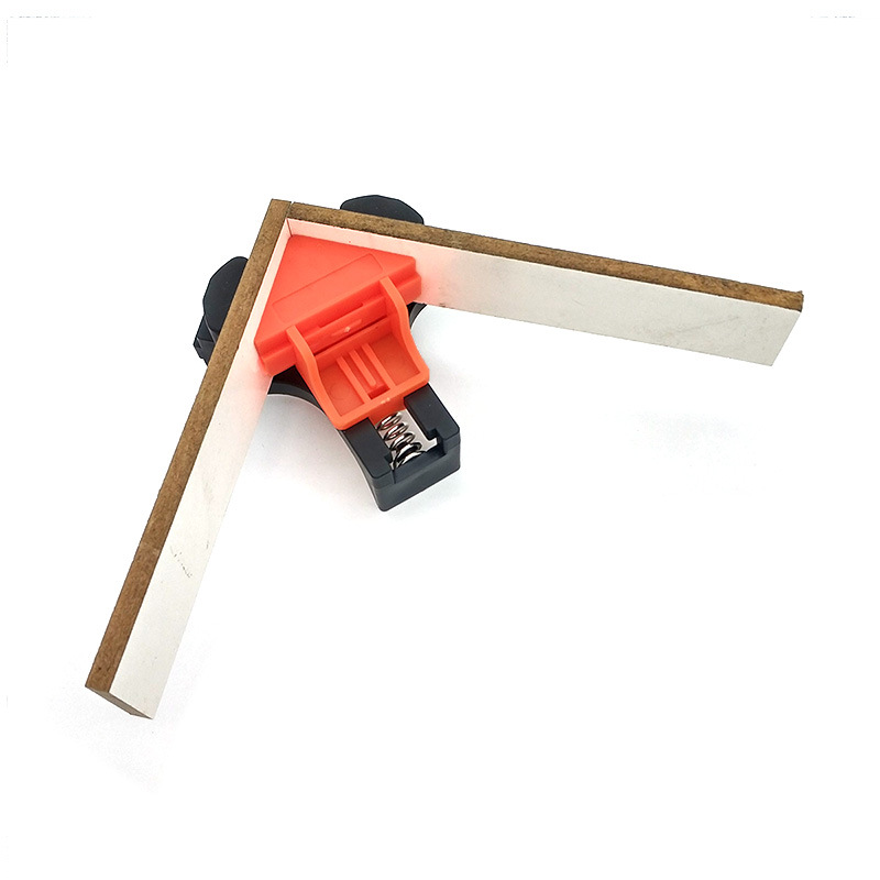 AliExpress 4PCS Right Angle Fixing Clip Woodworking Clamp Adjustable Swing Corner Clamp Corner Clip Fixer for Welding Drilling Cabinets, view 3