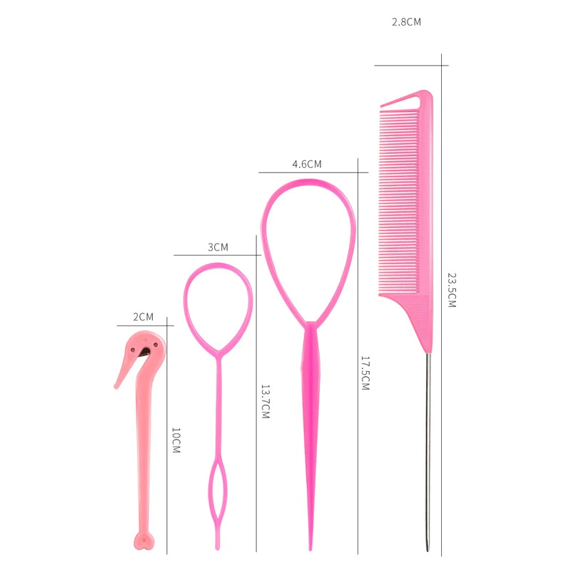 AliExpress French Braid Loop Tool and Hair Band Set (4-Piece), view 6