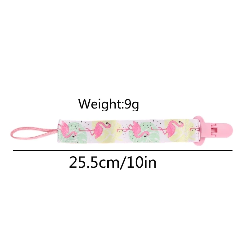 AliExpress 4pcs/set Newborn Pacifier Chain Clip Double-sided Printed Pacifier Belt Pacifier Holder Infant Feeding, view 6