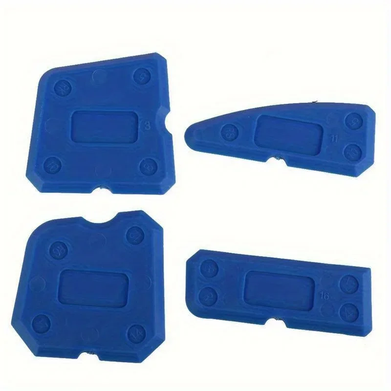 AliExpress 4pcs Silicone Glass Cement Scraper Sealant Grout Remover Tool Home Finishing Caulking Tools Home Cleaning Hand Spatula Tool, view 2