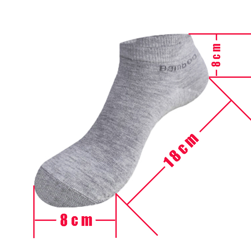 AliExpress Bamboo Fiber Ankle Socks for Men and Women (5-Pair), view 5