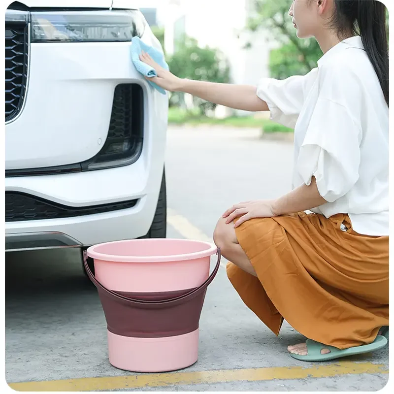 AliExpress Collapsible Silicone Bucket (5L, 10L, 17L), view 5