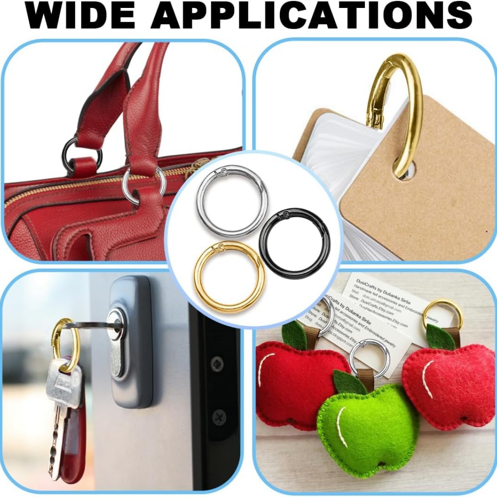 AliExpress Metal Spring O-Ring Clips (25mm), view 6