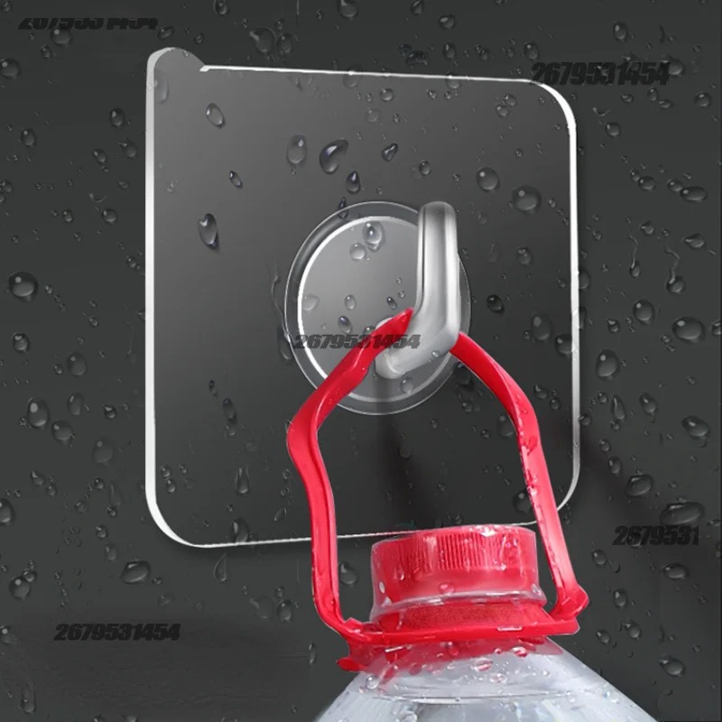 AliExpress Self-Adhesive Transparent Wall Hooks, view 5