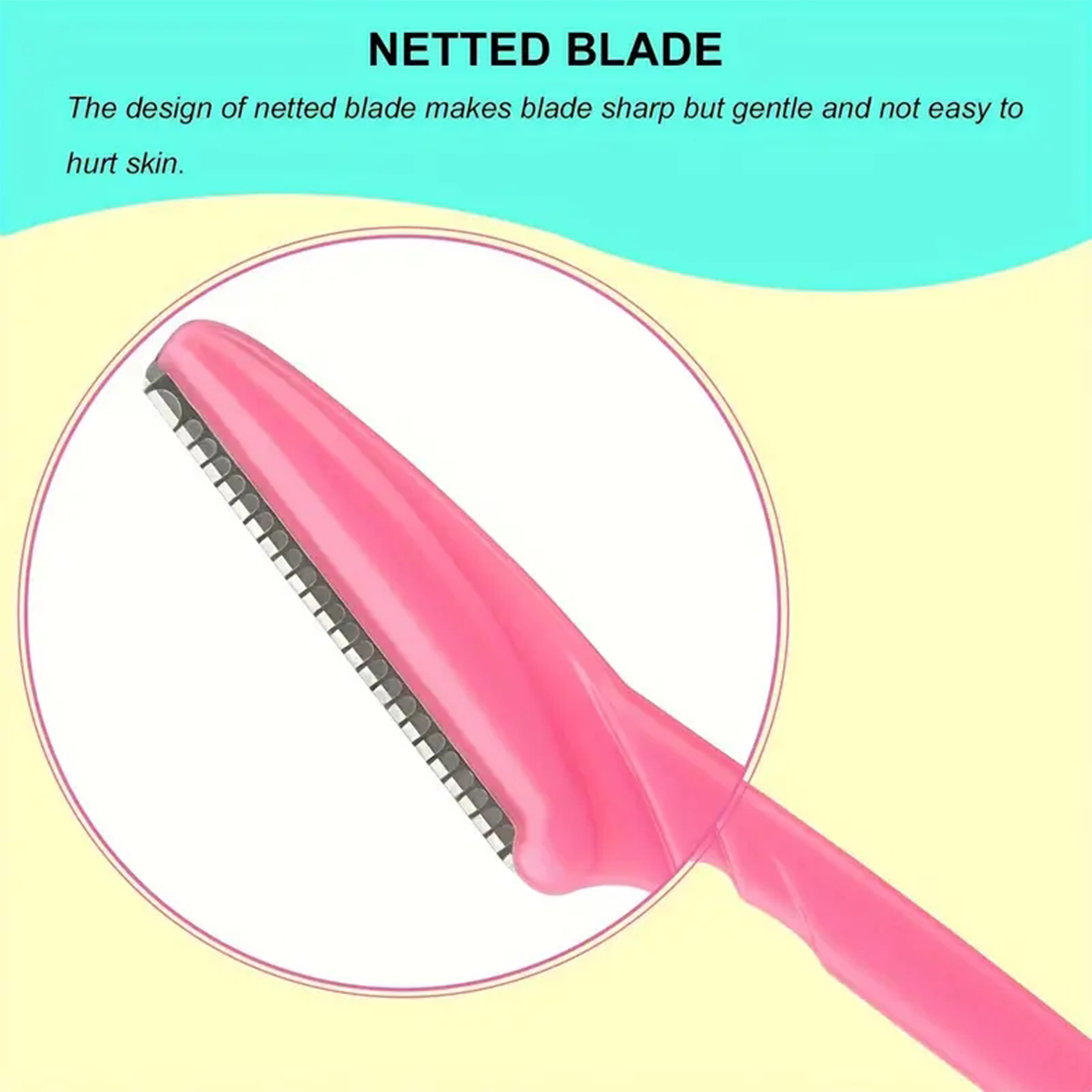 AliExpress 5/10/30/40pcsbrow Razor and Face Razor for Women and Men, Eyebrow Hair Trimmer and Shaver with Protective Cover,Safe, view 5