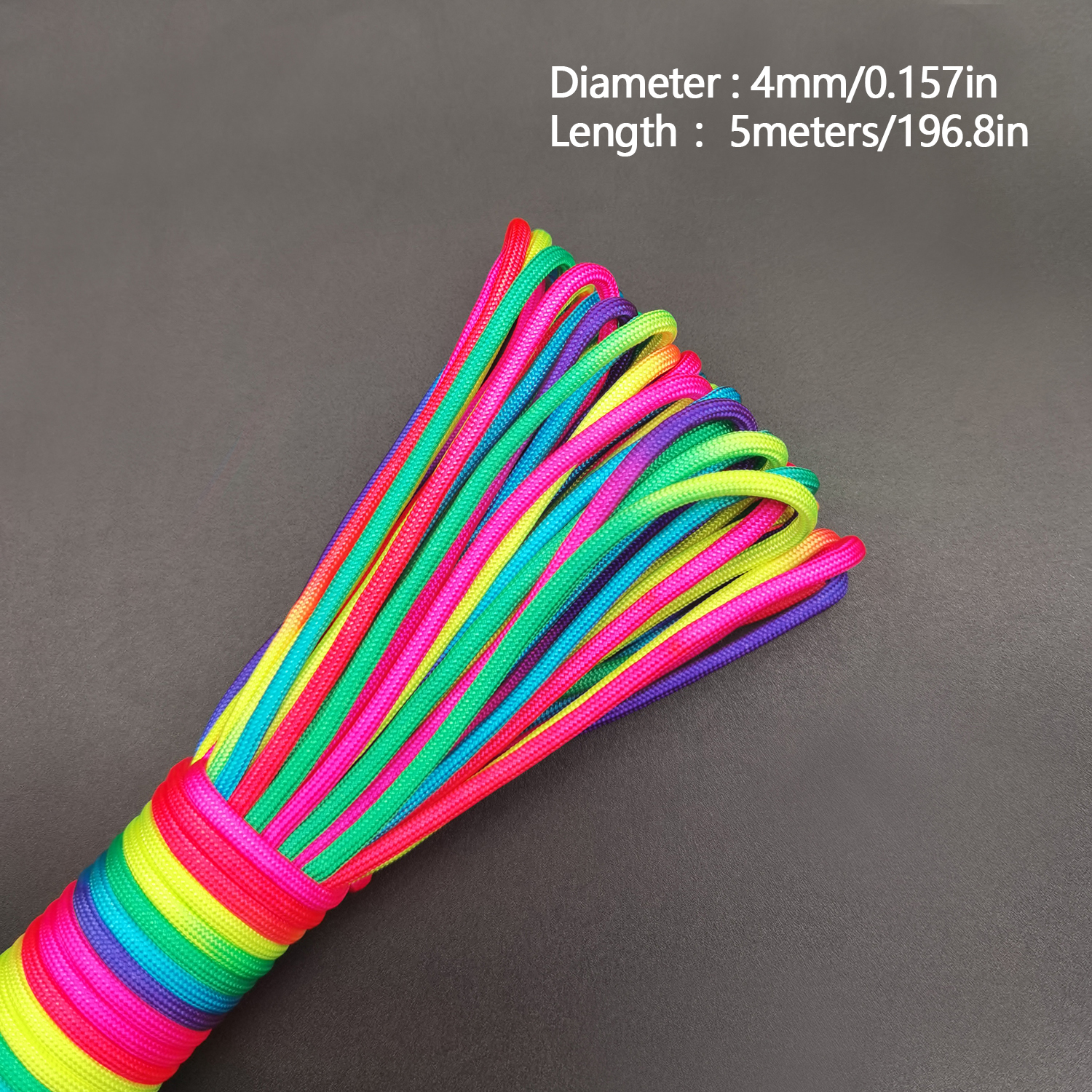 AliExpress Rainbow 7-Strand Parachute Cord (5 to 31 m), view 4