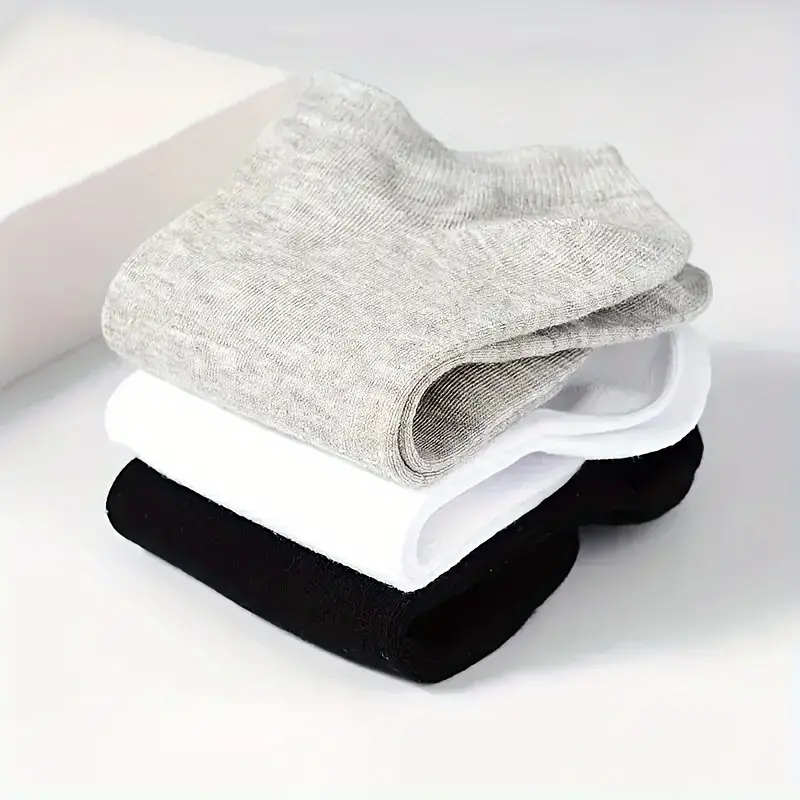 AliExpress Unisex Comfort-Fit Ankle Socks (5-Pack, 10-Pack), view 3
