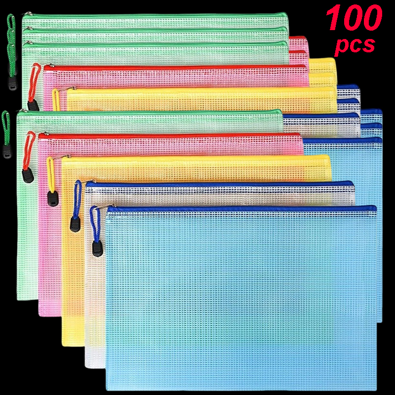 AliExpress Mesh Zipper Document Pouches (A4, A5, A6)