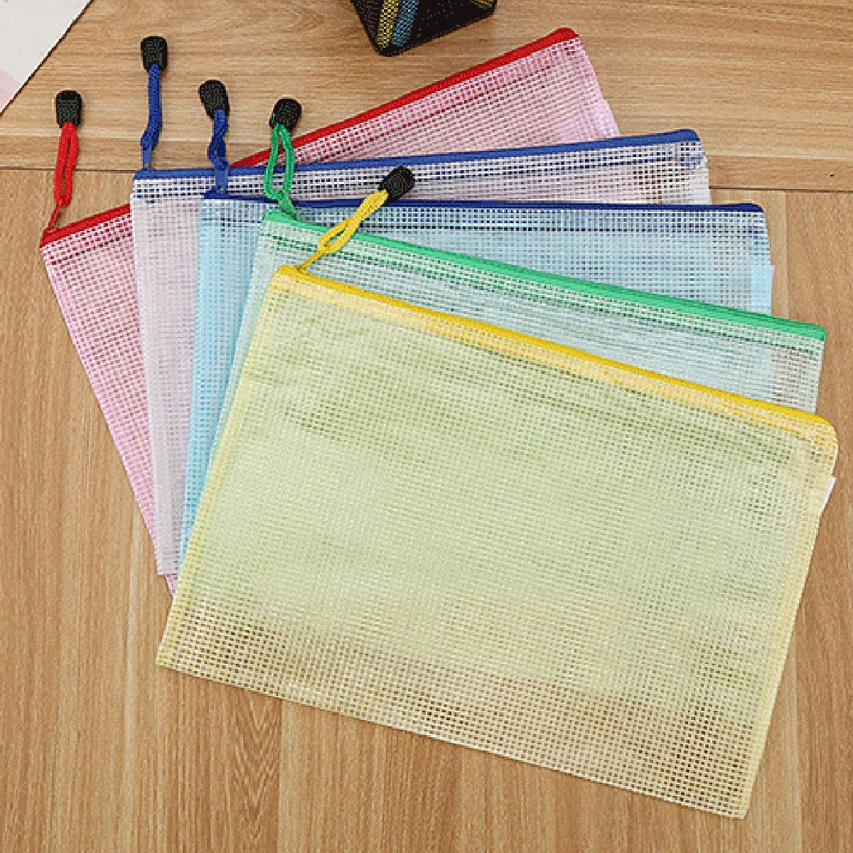 AliExpress Mesh Zipper Document Pouches (A4, A5, A6), view 3