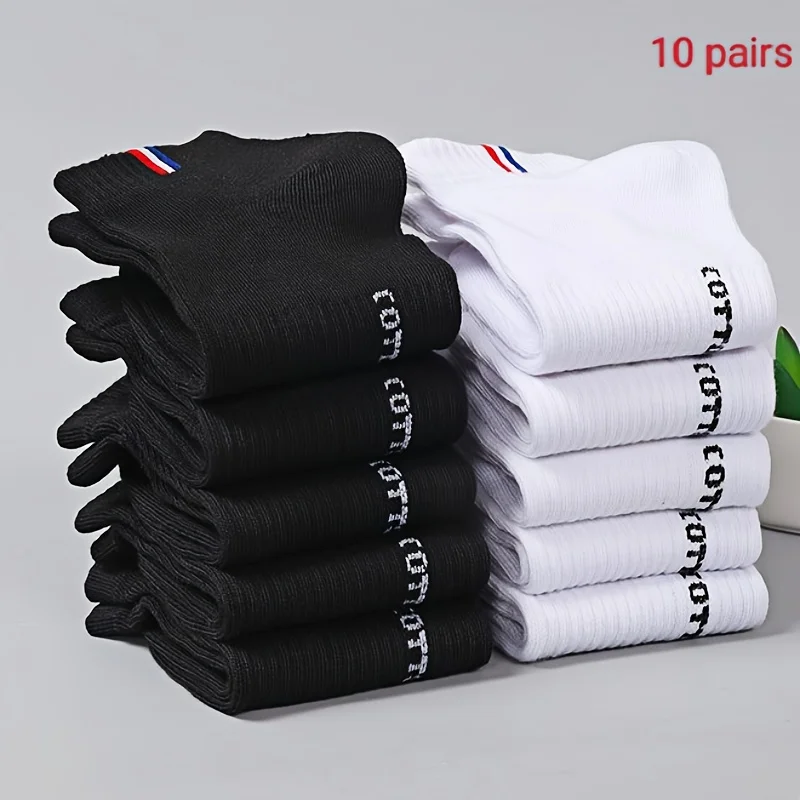 AliExpress Men's Solid Liner Anklet Socks (5 or 10 Pairs), view 2