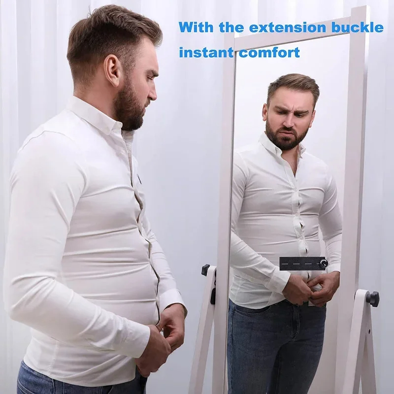 AliExpress 5/10pcs Adjustable Elastic Waist Extenders Belt Waistband Expanders For Men Women Trousers Jeans Pants Button Extenders, view 2