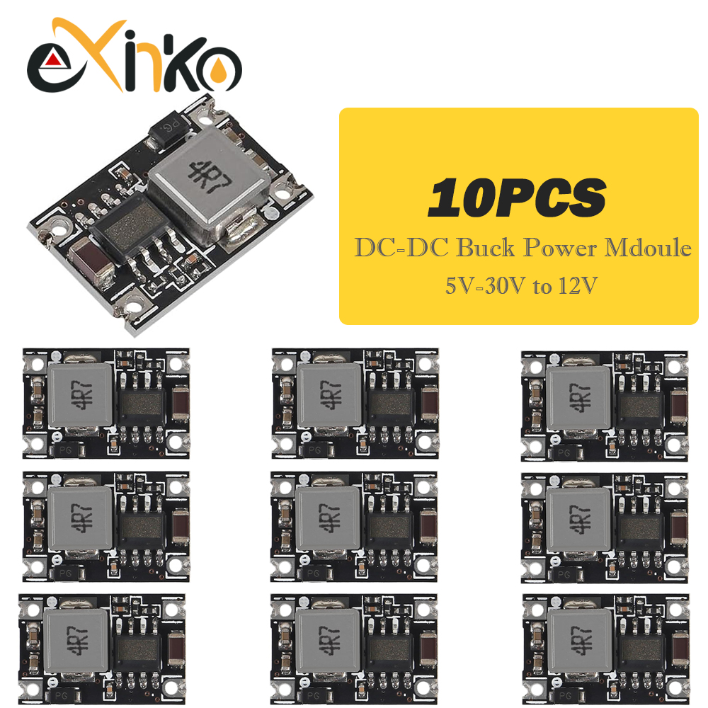AliExpress 5/10pcs DC-DC Buck Converter Step Power Supply Module 5V-30V To 3.3V 5V 9V 12V 3A Voltage Regulator for Car Motorcycle Battery, view 3
