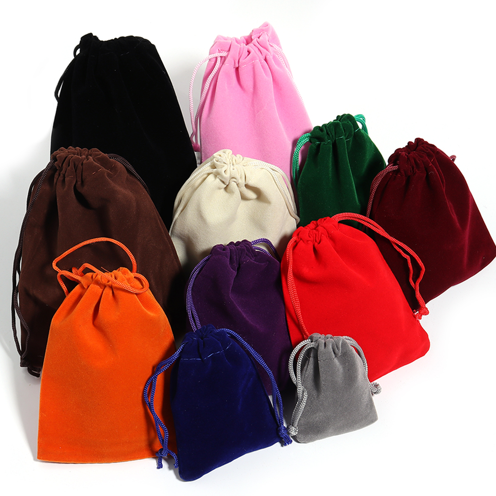 AliExpress Velvet Drawstring Gift and Jewelry Pouches