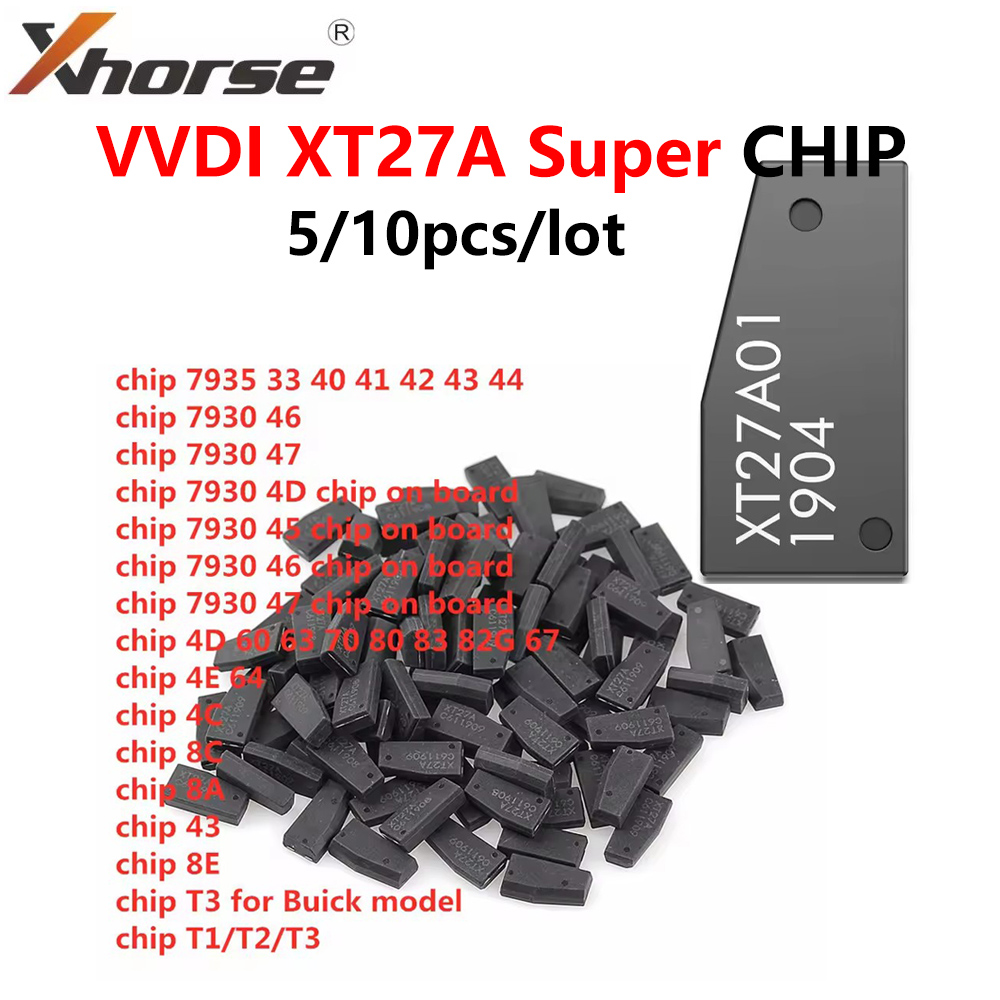 AliExpress 5/10pcs/lot XT27A For ID46/40/43/4D/8C/8A/T3/47 Super Chip Xhorse VVDI XT27 XT27A01 Transponder VVDI2 VVDI Mini Key Tool