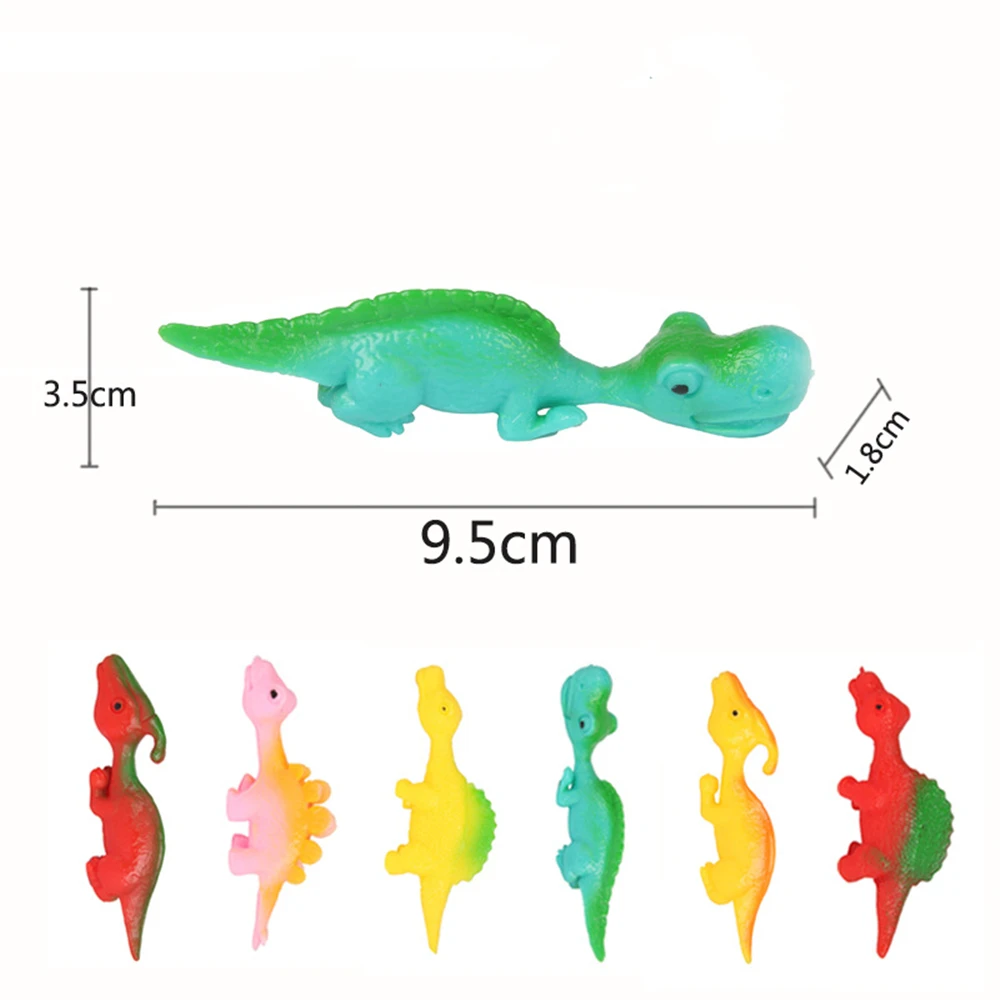 AliExpress 5-20Pcs Colorful Finger Catapult Dinosaur Games Birthday Shower Party Favor Giveaway Christmas Carnival Party Gift, view 3