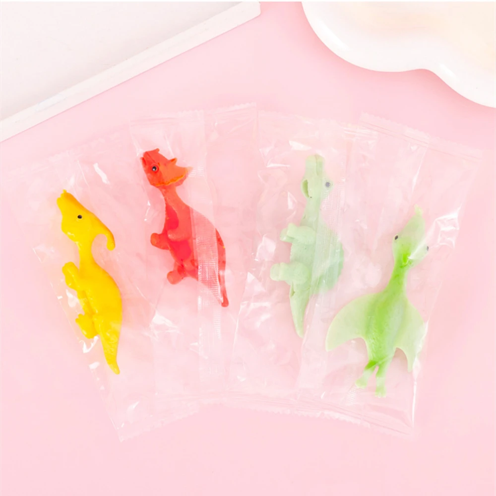 AliExpress 5-20Pcs Colorful Finger Catapult Dinosaur Games Birthday Shower Party Favor Giveaway Christmas Carnival Party Gift, view 6