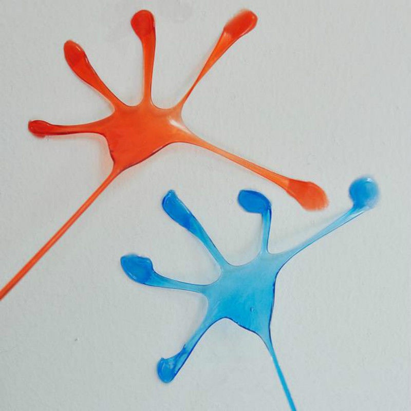 AliExpress 5-50 Pcs Funny Sticky Hands Toy Palm Elastic Sticky Squishy Slap Palm Toy Novelty Gift Party Favors Supplies, view 3