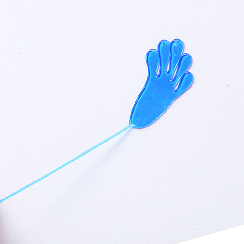 AliExpress 5-50 Pcs Funny Sticky Hands Toy Palm Elastic Sticky Squishy Slap Palm Toy Novelty Gift Party Favors Supplies, view 6